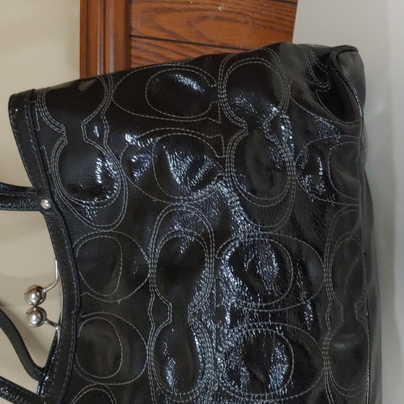 Coach Madison Patent Leather Shoulder Bag - Picture 8 of 16